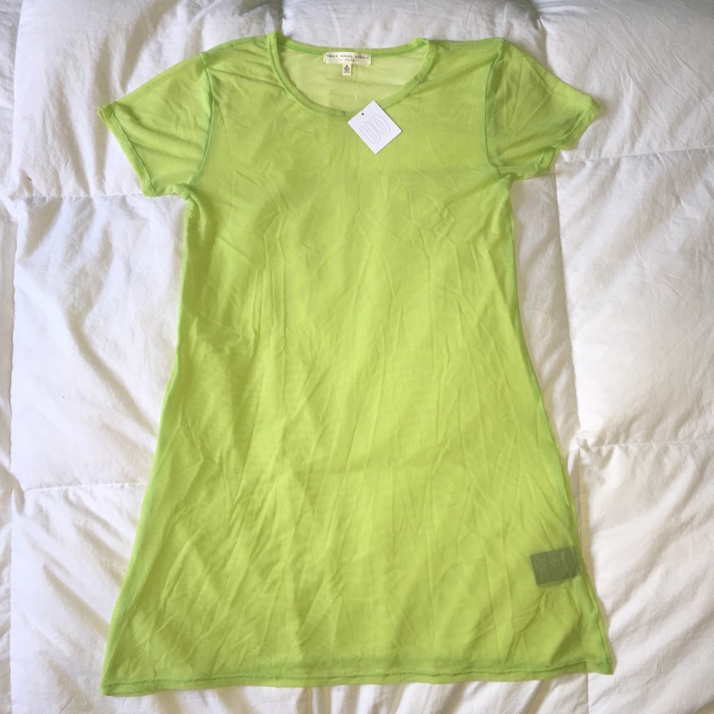 Mesh T-shirt Dress
